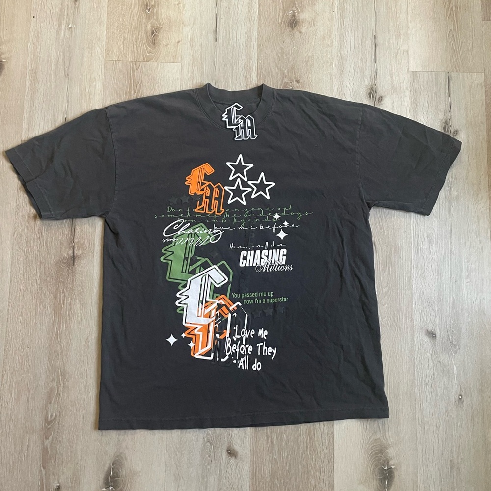Chasing Millions scatter graphics t shirt XL